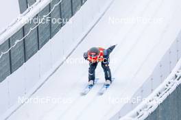28.01.2023, Seefeld, Austria (AUT): Alessandro Pittin (ITA) - FIS world cup nordic combined men, individual gundersen HS109/10km, Seefeld (AUT). www.nordicfocus.com. © Volk/NordicFocus. Every downloaded picture is fee-liable.
