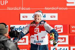 29.01.2023, Seefeld, Austria (AUT): Johannes Lamparter (AUT) - FIS world cup nordic combined men, individual gundersen HS109/12.5km, Seefeld (AUT). www.nordicfocus.com. © Volk/NordicFocus. Every downloaded picture is fee-liable.