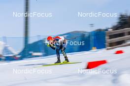 29.01.2023, Seefeld, Austria (AUT): Manuel Faisst (GER) - FIS world cup nordic combined men, individual gundersen HS109/12.5km, Seefeld (AUT). www.nordicfocus.com. © Volk/NordicFocus. Every downloaded picture is fee-liable.