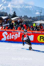 29.01.2023, Seefeld, Austria (AUT): Benjamin Loomis (USA) - FIS world cup nordic combined men, individual gundersen HS109/12.5km, Seefeld (AUT). www.nordicfocus.com. © Volk/NordicFocus. Every downloaded picture is fee-liable.