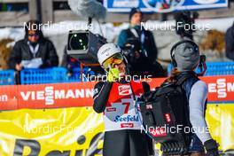 29.01.2023, Seefeld, Austria (AUT): Laurent Muhlethaler (FRA) - FIS world cup nordic combined men, individual gundersen HS109/12.5km, Seefeld (AUT). www.nordicfocus.com. © Volk/NordicFocus. Every downloaded picture is fee-liable.