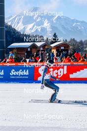 29.01.2023, Seefeld, Austria (AUT): Jared Shumate (USA) - FIS world cup nordic combined men, individual gundersen HS109/12.5km, Seefeld (AUT). www.nordicfocus.com. © Volk/NordicFocus. Every downloaded picture is fee-liable.