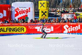29.01.2023, Seefeld, Austria (AUT): Aaron Kostner (ITA) - FIS world cup nordic combined men, individual gundersen HS109/12.5km, Seefeld (AUT). www.nordicfocus.com. © Volk/NordicFocus. Every downloaded picture is fee-liable.