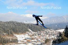 29.01.2023, Seefeld, Austria (AUT): Lukas Greiderer (AUT) - FIS world cup nordic combined men, individual gundersen HS109/12.5km, Seefeld (AUT). www.nordicfocus.com. © Volk/NordicFocus. Every downloaded picture is fee-liable.
