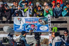 29.01.2023, Seefeld, Austria (AUT): Banner for Manuel Faisst (GER) - FIS world cup nordic combined men, individual gundersen HS109/12.5km, Seefeld (AUT). www.nordicfocus.com. © Volk/NordicFocus. Every downloaded picture is fee-liable.