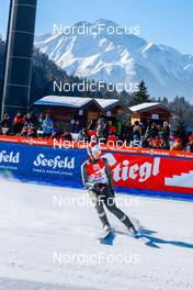 29.01.2023, Seefeld, Austria (AUT): Simen Tiller (NOR) - FIS world cup nordic combined men, individual gundersen HS109/12.5km, Seefeld (AUT). www.nordicfocus.com. © Volk/NordicFocus. Every downloaded picture is fee-liable.