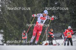 05.02.2023, Oberstdorf, Germany (GER): Lukas Greiderer (AUT) - FIS world cup nordic combined men, individual gundersen HS137/10km, Oberstdorf (GER). www.nordicfocus.com. © Reichert/NordicFocus. Every downloaded picture is fee-liable.
