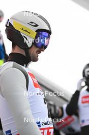 03.02.2023, Oberstdorf, Germany (GER): Grant Andrews (USA) - FIS world cup nordic combined men, training, Oberstdorf (GER). www.nordicfocus.com. © Reichert/NordicFocus. Every downloaded picture is fee-liable.