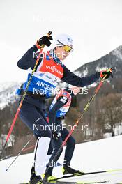 03.02.2023, Oberstdorf, Germany (GER): Espen Andersen (NOR) - FIS world cup nordic combined men, training, Oberstdorf (GER). www.nordicfocus.com. © Reichert/NordicFocus. Every downloaded picture is fee-liable.
