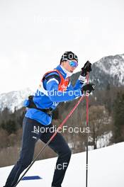 03.02.2023, Oberstdorf, Germany (GER): Kristjan Ilves (EST) - FIS world cup nordic combined men, training, Oberstdorf (GER). www.nordicfocus.com. © Reichert/NordicFocus. Every downloaded picture is fee-liable.