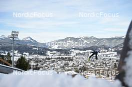 03.02.2023, Oberstdorf, Germany (GER): Matteo Baud (FRA) - FIS world cup nordic combined men, training, Oberstdorf (GER). www.nordicfocus.com. © Reichert/NordicFocus. Every downloaded picture is fee-liable.