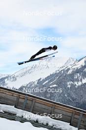 03.02.2023, Oberstdorf, Germany (GER): Jakob Lange (GER) - FIS world cup nordic combined men, training, Oberstdorf (GER). www.nordicfocus.com. © Reichert/NordicFocus. Every downloaded picture is fee-liable.
