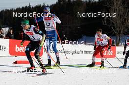 11.02.2023, Schonach, Germany (GER): Fabian Riessle (GER), Eero Hirvonen (FIN), (l-r)  - FIS world cup nordic combined men, individual gundersen HS100/10km, Schonach (GER). www.nordicfocus.com. © Volk/NordicFocus. Every downloaded picture is fee-liable.