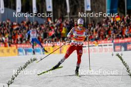 11.02.2023, Schonach, Germany (GER): Johannes Lamparter (AUT) - FIS world cup nordic combined men, individual gundersen HS100/10km, Schonach (GER). www.nordicfocus.com. © Volk/NordicFocus. Every downloaded picture is fee-liable.