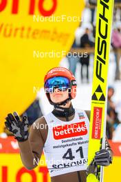12.02.2023, Schonach, Germany (GER): Julian Schmid (GER) - FIS world cup nordic combined men, individual gundersen HS100/10km, Schonach (GER). www.nordicfocus.com. © Volk/NordicFocus. Every downloaded picture is fee-liable.