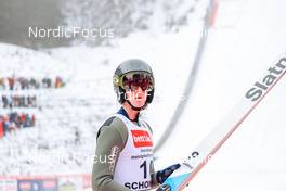 12.02.2023, Schonach, Germany (GER): Stephen Schumann (USA) - FIS world cup nordic combined men, individual gundersen HS100/10km, Schonach (GER). www.nordicfocus.com. © Volk/NordicFocus. Every downloaded picture is fee-liable.