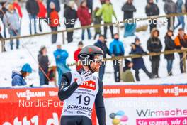 12.02.2023, Schonach, Germany (GER): Alessandro Pittin (ITA) - FIS world cup nordic combined men, individual gundersen HS100/10km, Schonach (GER). www.nordicfocus.com. © Volk/NordicFocus. Every downloaded picture is fee-liable.