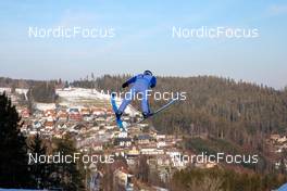 10.02.2023, Schonach, Germany (GER): Niklas Malacinski (USA) - FIS world cup nordic combined men, training, Schonach (GER). www.nordicfocus.com. © Volk/NordicFocus. Every downloaded picture is fee-liable.