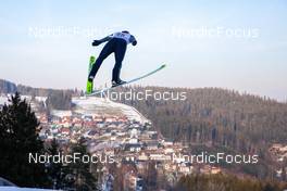 10.02.2023, Schonach, Germany (GER): Kristjan Ilves (EST) - FIS world cup nordic combined men, training, Schonach (GER). www.nordicfocus.com. © Volk/NordicFocus. Every downloaded picture is fee-liable.