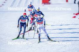 11.03.2022, Oslo, Norway (NOR): Terence Weber (GER), Espen Bjoernstad (NOR), (l-r)  - FIS world cup nordic combined men, individual gundersen HS134/10km, Oslo (NOR). www.nordicfocus.com. © Thibaut/NordicFocus. Every downloaded picture is fee-liable.