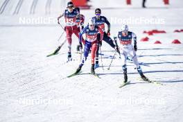 11.03.2022, Oslo, Norway (NOR): Matteo Baud (FRA), Joergen Graabak (NOR), (l-r)  - FIS world cup nordic combined men, individual gundersen HS134/10km, Oslo (NOR). www.nordicfocus.com. © Thibaut/NordicFocus. Every downloaded picture is fee-liable.