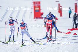 11.03.2022, Oslo, Norway (NOR): Kasper Moen Flatla (NOR), Paul Walcher (AUT), (l-r)  - FIS world cup nordic combined men, individual gundersen HS134/10km, Oslo (NOR). www.nordicfocus.com. © Thibaut/NordicFocus. Every downloaded picture is fee-liable.