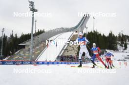 12.03.2022, Oslo, Norway (NOR): Kasper Moen Flatla (NOR), Marco Heinis (FRA), (l-r)  - FIS world cup nordic combined men, individual gundersen HS134/10km, Oslo (NOR). www.nordicfocus.com. © Thibaut/NordicFocus. Every downloaded picture is fee-liable.