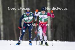 25.03.2023, Lahti, Finland (FIN): Jakob Lange (GER) - FIS world cup nordic combined men, individual gundersen HS130/10km, Lahti (FIN). www.nordicfocus.com. © Thibaut/NordicFocus. Every downloaded picture is fee-liable.