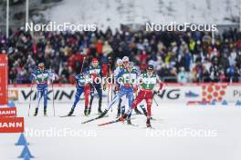 25.03.2023, Lahti, Finland (FIN): Eero Hirvonen (FIN), Stefan Rettenegger (AUT), (l-r)  - FIS world cup nordic combined men, individual gundersen HS130/10km, Lahti (FIN). www.nordicfocus.com. © Thibaut/NordicFocus. Every downloaded picture is fee-liable.