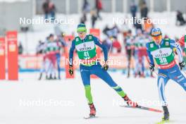 26.03.2023, Lahti, Finland (FIN): Gasper Brecl (SLO) - FIS world cup nordic combined men, individual gundersen HS130/10km, Lahti (FIN). www.nordicfocus.com. © Modica/NordicFocus. Every downloaded picture is fee-liable.