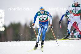 24.03.2023, Lahti, Finland (FIN): Eero Hirvonen (FIN) - FIS world cup nordic combined men, team sprint HS130/2x7.5km, Lahti (FIN). www.nordicfocus.com. © Thibaut/NordicFocus. Every downloaded picture is fee-liable.