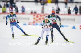 24.03.2023, Lahti, Finland (FIN): Espen Andersen (NOR), Johannes Rydzek (GER), (l-r)  - FIS world cup nordic combined men, team sprint HS130/2x7.5km, Lahti (FIN). www.nordicfocus.com. © Thibaut/NordicFocus. Every downloaded picture is fee-liable.
