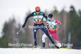 24.03.2023, Lahti, Finland (FIN): Johannes Rydzek (GER) - FIS world cup nordic combined men, team sprint HS130/2x7.5km, Lahti (FIN). www.nordicfocus.com. © Thibaut/NordicFocus. Every downloaded picture is fee-liable.