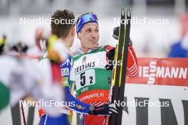 24.03.2023, Lahti, Finland (FIN): Laurent Muhlethaler (FRA) - FIS world cup nordic combined men, team sprint HS130/2x7.5km, Lahti (FIN). www.nordicfocus.com. © Thibaut/NordicFocus. Every downloaded picture is fee-liable.