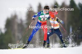24.03.2023, Lahti, Finland (FIN): Matteo Baud (FRA) - FIS world cup nordic combined men, team sprint HS130/2x7.5km, Lahti (FIN). www.nordicfocus.com. © Thibaut/NordicFocus. Every downloaded picture is fee-liable.