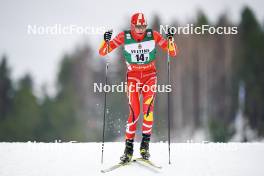 24.03.2023, Lahti, Finland (FIN): Haibin Fan (CHN) - FIS world cup nordic combined men, team sprint HS130/2x7.5km, Lahti (FIN). www.nordicfocus.com. © Thibaut/NordicFocus. Every downloaded picture is fee-liable.