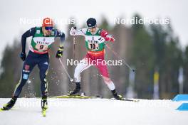 24.03.2023, Lahti, Finland (FIN): Yuya Yamamoto (JPN) - FIS world cup nordic combined men, team sprint HS130/2x7.5km, Lahti (FIN). www.nordicfocus.com. © Thibaut/NordicFocus. Every downloaded picture is fee-liable.