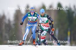 24.03.2023, Lahti, Finland (FIN): Valtteri Holopainen (FIN) - FIS world cup nordic combined men, team sprint HS130/2x7.5km, Lahti (FIN). www.nordicfocus.com. © Thibaut/NordicFocus. Every downloaded picture is fee-liable.