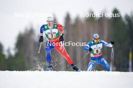 24.03.2023, Lahti, Finland (FIN): Antoine Gerard (FRA) - FIS world cup nordic combined men, team sprint HS130/2x7.5km, Lahti (FIN). www.nordicfocus.com. © Thibaut/NordicFocus. Every downloaded picture is fee-liable.