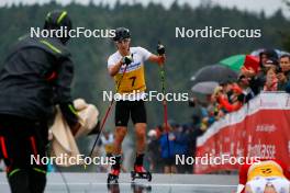 26.08.2023, Oberwiesenthal, Germany (GER): Manuel Faisst (GER) - FIS Nordic Combined Summer Grand Prix men and women, individual gundersen HS105/10km men, Oberwiesenthal (GER). © Sandra Volk for NordicFocus