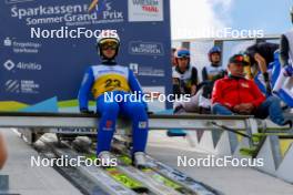 26.08.2023, Oberwiesenthal, Germany (GER): Tristan Sommerfeldt (GER) - FIS Nordic Combined Summer Grand Prix men and women, individual gundersen HS105/10km men, Oberwiesenthal (GER). www.nordicfocus.com. © Volk/NordicFocus. Every downloaded picture is fee-liable.