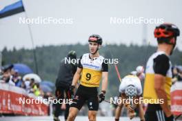 26.08.2023, Oberwiesenthal, Germany (GER): Tristan Sommerfeldt (GER) - FIS Nordic Combined Summer Grand Prix men and women, individual gundersen HS105/10km men, Oberwiesenthal (GER). www.nordicfocus.com. © Volk/NordicFocus. Every downloaded picture is fee-liable.