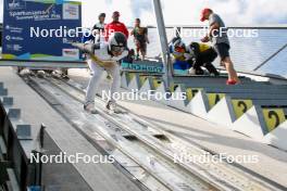 26.08.2023, Oberwiesenthal, Germany (GER): Grant Andrews (USA) - FIS Nordic Combined Summer Grand Prix men and women, individual gundersen HS105/10km men, Oberwiesenthal (GER). www.nordicfocus.com. © Volk/NordicFocus. Every downloaded picture is fee-liable.