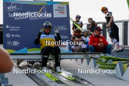26.08.2023, Oberwiesenthal, Germany (GER): Samuel Costa (ITA) - FIS Nordic Combined Summer Grand Prix men and women, individual gundersen HS105/10km men, Oberwiesenthal (GER). www.nordicfocus.com. © Volk/NordicFocus. Every downloaded picture is fee-liable.