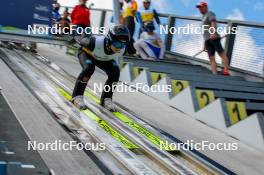 26.08.2023, Oberwiesenthal, Germany (GER): Christian Frank (GER) - FIS Nordic Combined Summer Grand Prix men and women, individual gundersen HS105/10km men, Oberwiesenthal (GER). www.nordicfocus.com. © Volk/NordicFocus. Every downloaded picture is fee-liable.