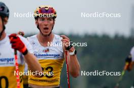 26.08.2023, Oberwiesenthal, Germany (GER): Stephen Schumann (USA) - FIS Nordic Combined Summer Grand Prix men and women, individual gundersen HS105/10km men, Oberwiesenthal (GER). © Sandra Volk for NordicFocus