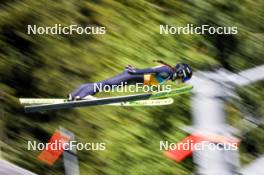 26.08.2023, Oberwiesenthal, Germany (GER): Anne Haeckel (GER) - FIS Nordic Combined Summer Grand Prix men and women, individual gundersen HS105/5km women, Oberwiesenthal (GER). www.nordicfocus.com. © Volk/NordicFocus. Every downloaded picture is fee-liable.
