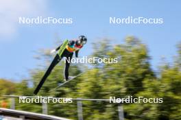 26.08.2023, Oberwiesenthal, Germany (GER): Greta Pinzani (ITA) - FIS Nordic Combined Summer Grand Prix men and women, individual gundersen HS105/5km women, Oberwiesenthal (GER). www.nordicfocus.com. © Volk/NordicFocus. Every downloaded picture is fee-liable.