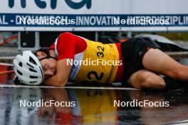 26.08.2023, Oberwiesenthal, Germany (GER): Chingiz Rakparov (KAZ) - FIS Nordic Combined Summer Grand Prix men and women, individual gundersen HS105/10km men, Oberwiesenthal (GER). © Sandra Volk for NordicFocus