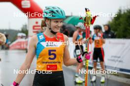 26.08.2023, Oberwiesenthal, Germany (GER): Ema Volavsek (SLO) - FIS Nordic Combined Summer Grand Prix men and women, individual gundersen HS105/5km women, Oberwiesenthal (GER). www.nordicfocus.com. © Volk/NordicFocus. Every downloaded picture is fee-liable.